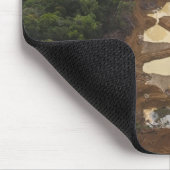 沖積金ゴールド採掘ガイアナ、熱帯雨林。 マウスパッド (コーナー)