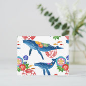 沖縄びんがたスタイル絵はがき ポストカード (スタンド正面)