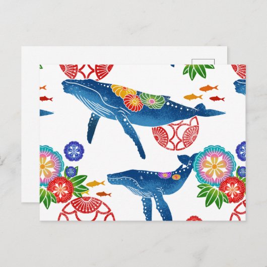 沖縄びんがたスタイル絵はがき ポストカード (正面/裏面)