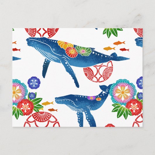 沖縄びんがたスタイル絵はがき ポストカード (正面)