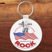 沖縄クラブニューヨークニューヨークキーチェーン キーホルダー (正面)