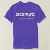 沖縄サムライ王国日本文化漢字 Tシャツ (デザイン正面)