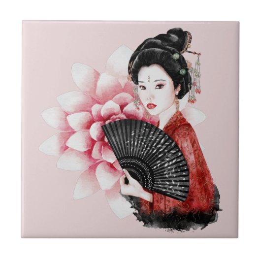 沖縄シリーズデザイン34 タイル (正面)