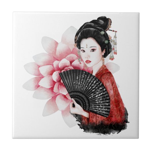 沖縄シリーズデザイン34 タイル (正面)