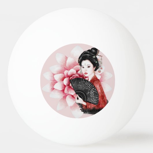 沖縄シリーズデザイン34 卓球ボール (正面)