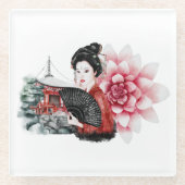 沖縄シリーズデザイン36 ガラスコースター (正面)