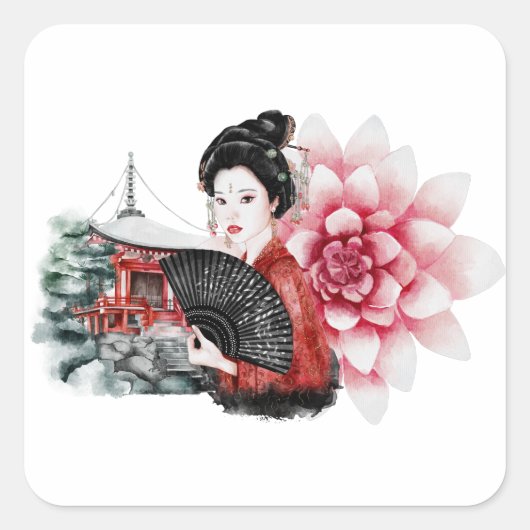 沖縄シリーズデザイン36 スクエアシール (正面)