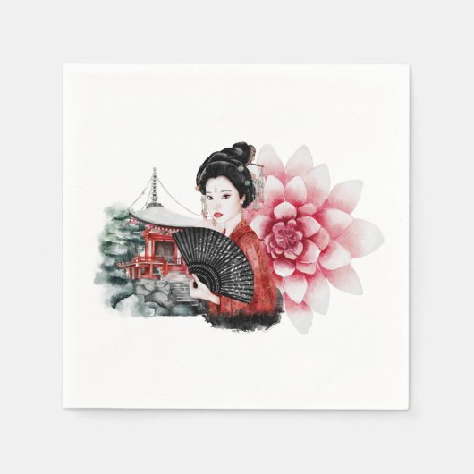 沖縄シリーズデザイン36 スタンダードカクテルナプキン (正面)