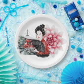 沖縄シリーズデザイン36 ペーパープレート (パーティー)