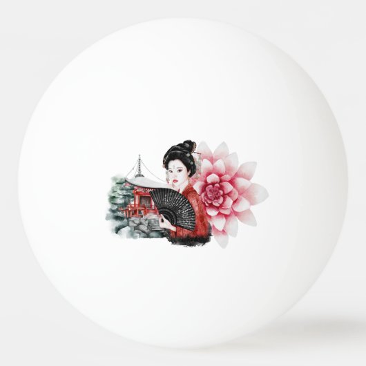 沖縄シリーズデザイン36 卓球ボール (正面)