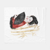 沖縄シリーズデザイン39 フリースブランケット (正面(横))