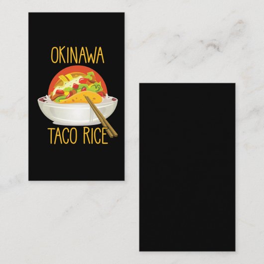 沖縄タコライスジャパニーズキッチンジャパングルメ 名刺 (正面/裏面)