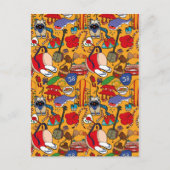 沖縄テーマ中国イラストレーション葉書沖縄 ポストカード (正面)