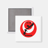 沖縄国旗と地図マグネット マグネット (正面/裏面)