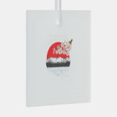 沖縄日本さくらんぼブロッサムアート ガラスオーナメント (正面右)