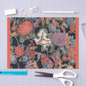 沖縄日本の染料紅型ティッシュペーパー 薄葉紙 (クラフト)