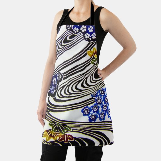 沖縄日本の染料（紅型） エプロン (インサイチュ)