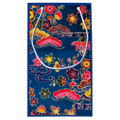 沖縄日本の染料（紅型） スモールペーパーバッグ (裏面)