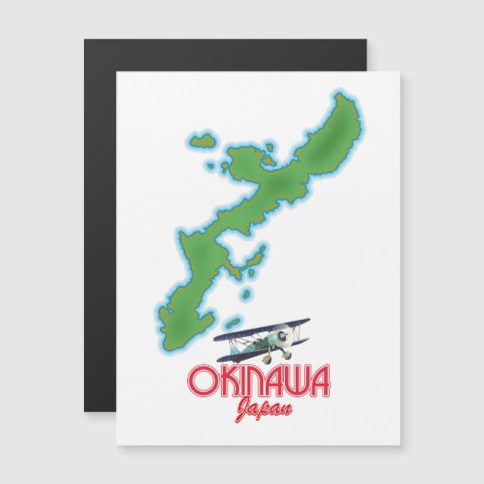 沖縄日本旅行地図 (正面/裏面)