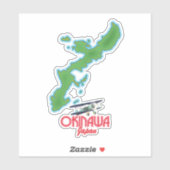 沖縄日本旅行地図 シール (シート)