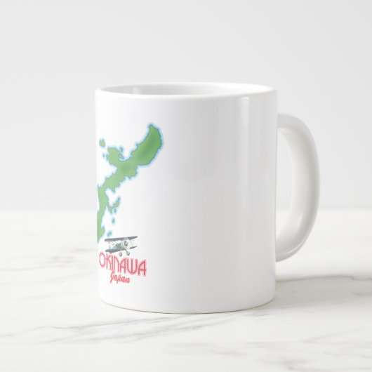 沖縄日本旅行地図 ジャンボコーヒーマグカップ (正面右)