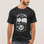 沖縄日本日本の漢字沖縄那覇日本 Tシャツ (正面)
