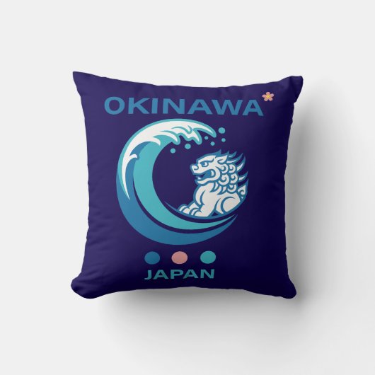 沖縄日本 クッション (正面)