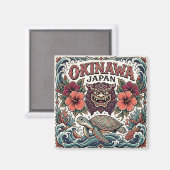 沖縄日本 マグネット (正面/裏面)