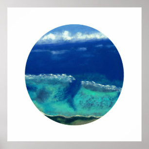 沖縄海の眺め（禅の輪） ポスター