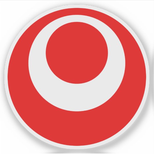 沖縄県のエンブレム シール (正面)