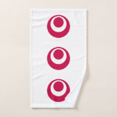 沖縄県国旗 バスタオルセット (ハンドタオル)