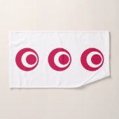 沖縄県国旗 バスタオルセット (ハンドタオル)