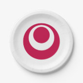 沖縄県国旗 ペーパープレート (正面)