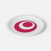 沖縄県国旗 ペーパープレート (アングル)