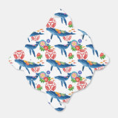 沖縄紅型スタイル柄お願い フェイバーボックス (折り畳みなし)