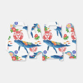 沖縄紅型スタイル柄お願い フェイバーボックス (折り畳みなし)