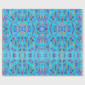 沖縄紅型デザイン ラッピングペーパー (フラット)