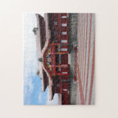 沖縄、日本のShuriの城 ジグソーパズル (縦)