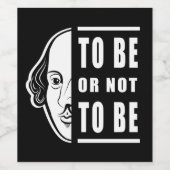 沙翁|しゃおう=シェークスピア}の引用文 ワインラベル (シングルラベル)