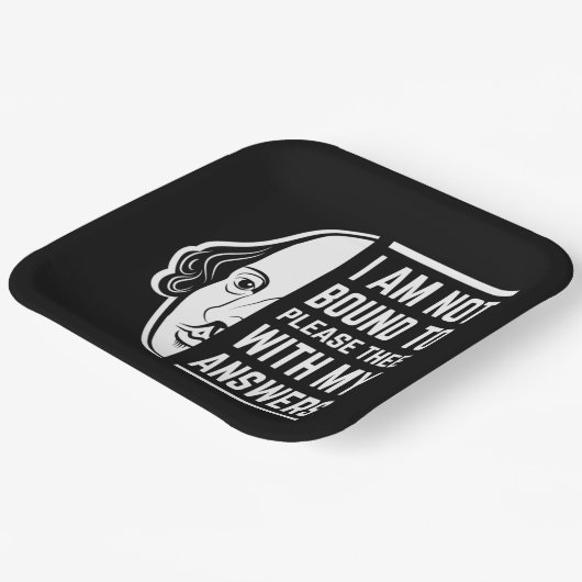 沙翁|しゃおう=シェークスピア}引用文 ペーパープレート (傾斜あり)