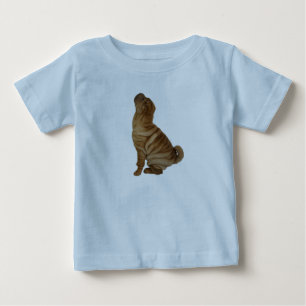 沢山のしわ ベビーTシャツ