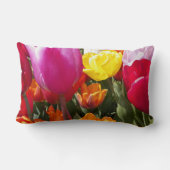 沢山のチューリップ ランバークッション (裏面)