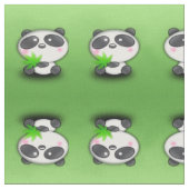 沢山のパンダくま ファブリック (クローズアップ)