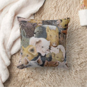 沢山のブタ クッション (ブランケット)