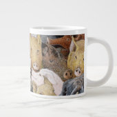 沢山のブタ ジャンボコーヒーマグカップ (右)