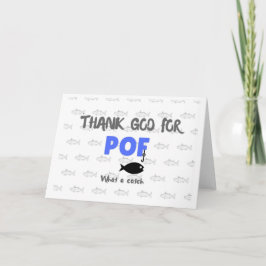 沢山の魚カードのために神を感謝していして下さい シーズンカード