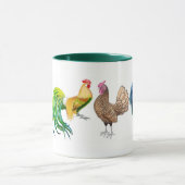 沢山の鶏のマグ マグカップ (中央)