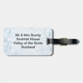 沢山のScotty犬 ラゲッジタグ (裏面横)