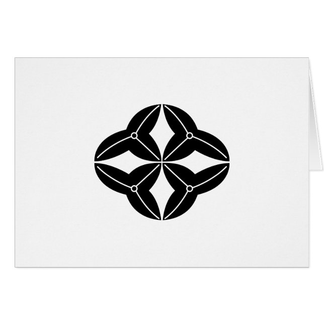 沢瀉七宝 (正面横)