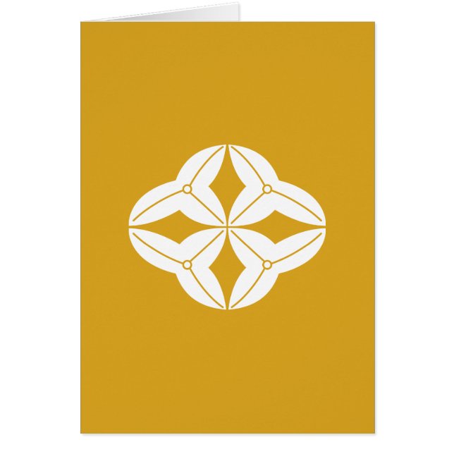 沢瀉七宝 (正面)